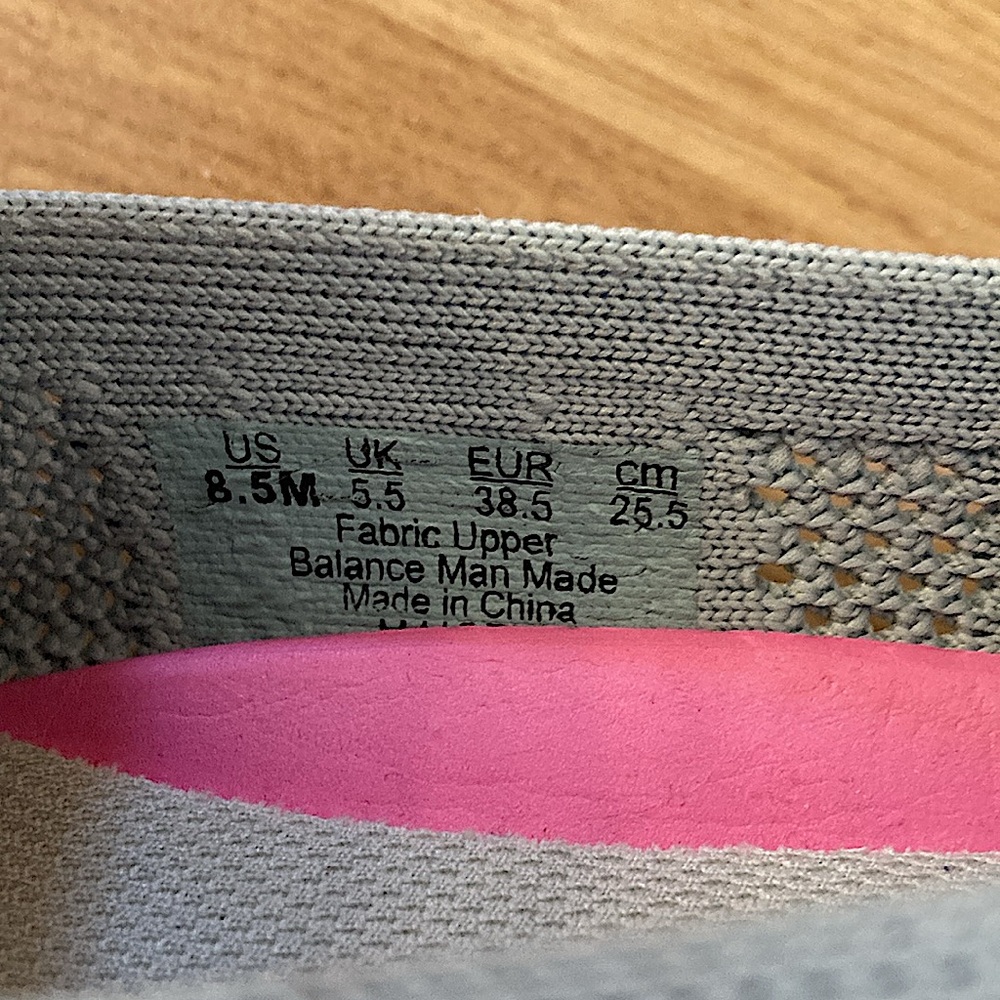 NWT Ryka Knit Perforated Slip-Ons Maisey Gray Mist Size 8.5 - Picture 9 of 9